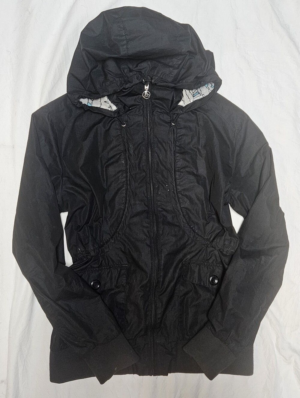 Black Women's Hooded Jacket